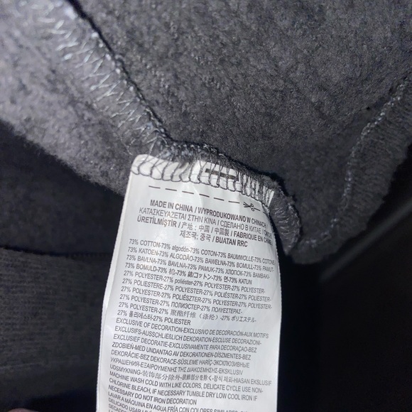 skater y2k charcoal hoodie long sleeve punk Vans jacket zip button up sweatshirt - Picture 8 of 13